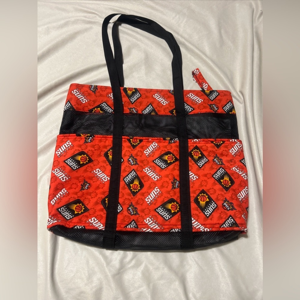 NBA Phoenix Suns Large Mesh And Quilted Shoulder Tote Bag